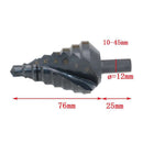1 pcs Nitrided Step Drill Drill Bit for Workpieces w/ a Hardness of Less Than 25