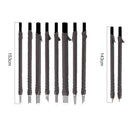 Tungsten Steel Carving Chisels Wood Stone Seal Engraving Tool, Good Toughness