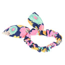 12PCS Girl Rabbit Ear Scrunchies Hair Band Rope Elastic Tie Ponytail Holder 3c