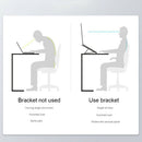 Ergonomic Aluminum Alloy Adjustable Height Tablet Stand Storage Laptop Holder