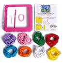 Manual Weaving Elastic Rope Multicolor DIY Bracelet Cup Cushion Accessories