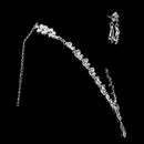 Necklace and earrings Rhinestone Butterflies Decorative accessory for weddi