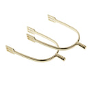 1 Pair Zinc Alloy Horse Spurs Equestrian Horse Riding Spurs for Men Golden