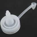 Sewing machine oil bottle made of clear, white plastic 100ml spray nozzle