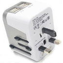 Power Plug Adapter International Travel 4 USB Ports work - 220 Volt Adapter N5D5