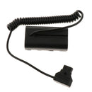 1Pcs D-TAP to NP-F550 DC Power Adapter Spring Cable Converter for Monitor Using