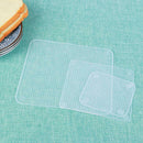 4pcs Reusable Food Fresh Keeping Silicone Stretch Lids Wraps Seal Vacuum Covers