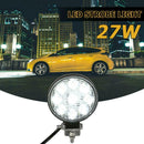 Round 9 LED Flash Strobe Light Waterproof Warning Lamp for Car Truck Motorcycle