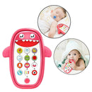 Infants Shark Music Phone Toys Lights Music Play and Learn 6+ Months pink
