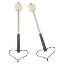 2 Pcs of Drum Mallet Accessory Gift for Music in Stainless Steel.