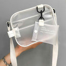 Casual Pvc Transparent Clear Women Crossbody Bags Shoulder Bag Handbag Jell