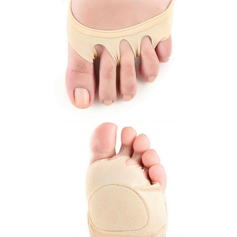 Forefoot Metatarsal Calluses Memory Foam Cushion Pads Half Socks Sore Insoles