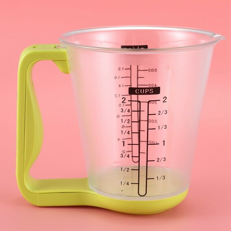 Measuring Cup Kitchen Scales Digital Beaker Libra Electronic Tool Scale Wit F7B7