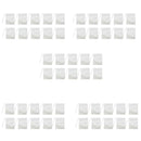 Pack of 50 Empty Non Woven Style Draw String Herbs Tea Loose Bags 20x25cm
