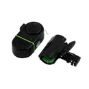 Black Electronic LED Light Fish Bite Sound Alarm Bell Fishing Tackle On Rod P5J8
