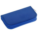 Portable 22 Slots SD SDHC MMC CF Micro SD Memory Card Holder Pouch Case Zip E1A1