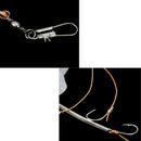2x Professional Fishing Tackle Box Hook Tool Kit Monster with Six Strong Hooks