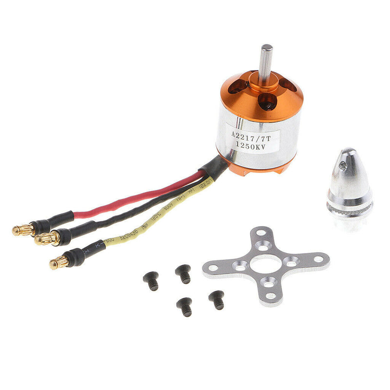 A2217 1250KV Brushless Motor for Fixed Wing 9'' Propeller 9045 9060 9050