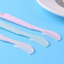 Double Head Eyebrow Brush Comb Wheat Straw Handle Eye Brows Makeup Tools A