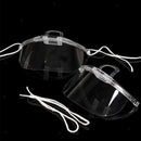 20x Safety Transparent PET Reusable Mouth Shield Food Maker Restaurant