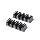 10 Pcs Slide Potentiometer Mixer Fader Knob 19mmL x 12mmW for 4mm Shaft M&O