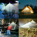 Solar Powered Shed Light Bulb LED Portable Hang Up 9W Lamp Hooking Chicken Coop1