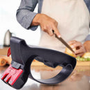 Sharp-edged Three-stage Fast Sharpening Stone Kitchen Sharpener Tool Rapid sharp