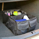 Black Universal Foldable Car Organizer Trunk Box Portable Bag Storage Case Cargo
