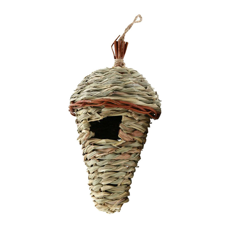 Birds Cages Garden Ornament Artificial Bird Nest Straw Bird Nest Woven Bird