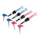 Set of 4 Pieces High Quality Flexible Spring Golf Tees Golf Accessory Pink Blue