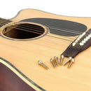 6pcs Pure Copper Acoustic Guitar Bridge Pins String Nail Pins Chord Cone