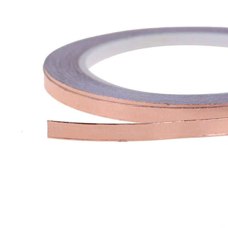 6mm x 20m Single Face Adhesive Electric Conduction Copper Foil Tape new-SL Kw