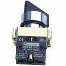 AC 240V 3A NO SPST Black Cap 2 Position Selector Latching Rotary Switch