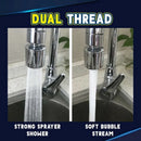 360 Degree Tap Head Kitchen Sink Aerator Moveable Kitchen Tap Head-Big Angl