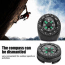Mini Portable Wristband Compasses Detachable Watch Navigation Slip WJ Slide N8I7