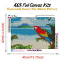 5D DIY Full Drill Diamond Painting Standing Bird Cross Stitch Mosaic (B097)