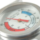 1Pcs Stainless Steel Metal Temperature Refrigerator Freezer Dial Thermometer