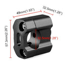 Motorcycle 1 1/8 28mm CNC Aluminum Handlebar Risers Clamps Motorbike Accessories