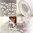 1Pcs White Hollow Holder Candlestick Tealight Hanging Lantern Bird Cage Vin B1S7