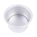 Aluminum Alloy Round Mini Cake Pan Removable Bottom Pudding Mol Cy