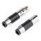 2 Pack XLR Plugs Male and Female Microphone Plug Cable Adapter 3Pin MIC Jack