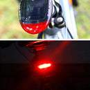 1Pc Solar Power LED Bicycle Night Cycling Safety Warning Lamp Bike Accessori Hn