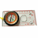 5X(Baseplate Ruler Compass Map Scale Magnifier With Strap Camping Hiking OCB6K3)