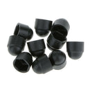 50 x M16 Black Dome Bolt Nut Protection Caps Covers Exposed Hex 10mm Spanner