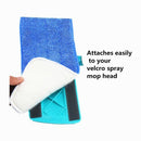 8Pcs Microfiber Spray Mop Replacement Heads for Wet/Dry Mops Floor Cleaning M6X4