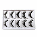 Thick Cross double layer false eyelashes popular beauty tools five pairs -