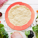 2pcs/set Adjustable Silicone Pie Crust Shield Pizza Cake Protector Cover