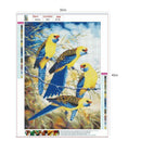 5D DIY Full Drill Diamond Painting Birds Singer Cross Stitch Embroidery Kit