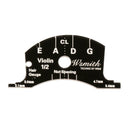 1/2 3/4 Size Violin Bridge Fingerboard Scraper Template Leveling String Tool