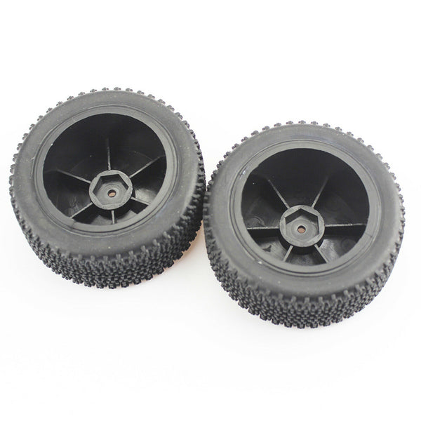 2pcs 1/12 Scale RC Front Wheel Tires Parts Accessory for WLtoys 124018-1841